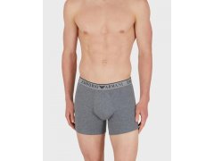 Pánské boxerky 2Pack 111912 4R720 černošedé - Emporio Armani
