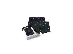 Pánské boxerky 2PACK 2MHH-001 Tmavě modrá / Tmavě zelená - Atlantic