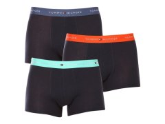 Pánské boxerky Tommy Hilfiger 3-Pack tmavě modrá bavlna