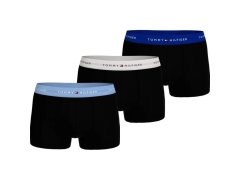 Pánské boxerky Tommy Hilfiger 3-Pack černé bavlněné pohodlné