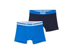 Pánské boxerky Puma Everyday Placed Logo, balení po 2 kusech, modré, tmavě modré 938476 03