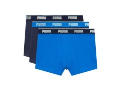 Pánské boxerky Puma, balení po 3 kusech, tmavě modré, modré 947130 06