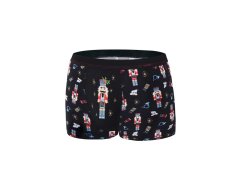 Boxerky Nutcracker 007/55 Black Merry Christmas - Cornette