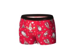 Boxerské šortky Gnome 007/68 Red-Graphite - Cornette