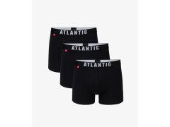 Pánské boxerky ATLANTIC 3Pack - černé