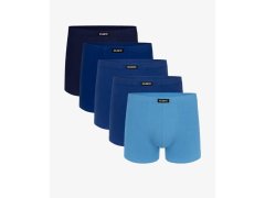 Pánské boxerky ATLANTIC 5Pack - odstíny modré