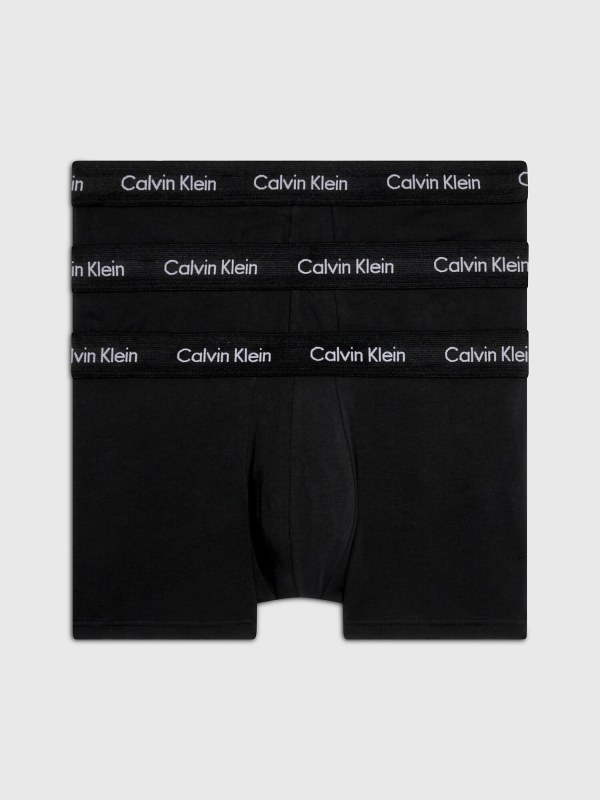 Pánské boxerky 3 pack U2664G XWB černé - Calvin Klein - Pánské oblečení spodní prádlo boxerky