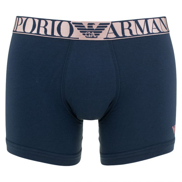 Pánské boxerky 110818 1A512 - 00135 - Modro-růžové - Emporio Armani - Pánské oblečení spodní prádlo boxerky