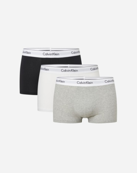 Pánské boxerky NB2380A MP1 černá/bílá/šedá - Calvin Klein - Pánské oblečení spodní prádlo boxerky
