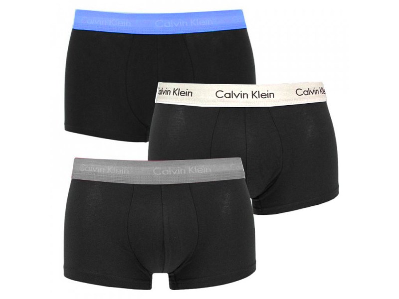 Pánské boxerky 3pcs NB2666A CAZ černá - Calvin Klein