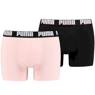 Pánské boxerky Puma 2ks 906823 Everyday Černá a světle růžová - Puma - Pánské oblečení spodní prádlo boxerky