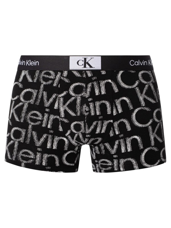 Pánské boxerky NB3403A GND černobílé - Calvin Klein Pánské boxerky NB3403A GND černobílé - Calvin Klein - Pánské oblečení spodní prádlo boxerky