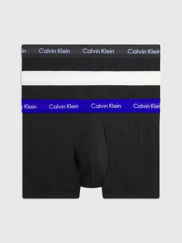 Pánské boxerky U2664G H4X 3PK černé - Calvin Klein - Pánské oblečení spodní prádlo boxerky