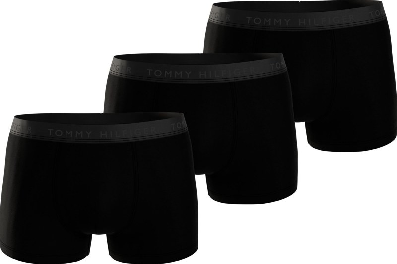 Pánské boxerky 3PACK TRUNK UM0UM02760 0R7 černé - Tommy Hilfiger - Pánské oblečení spodní prádlo boxerky