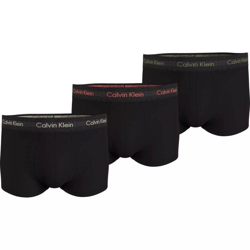 Pánské boxerky 3PK 0000U2664G H5K černé - Calvin Klein - Pánské oblečení spodní prádlo boxerky