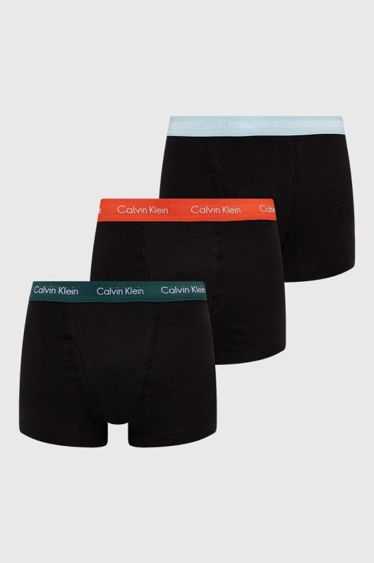 Pánské boxerky 3Pack 000NB2615A NLS černé - Calvin Klein - Pánské oblečení spodní prádlo boxerky