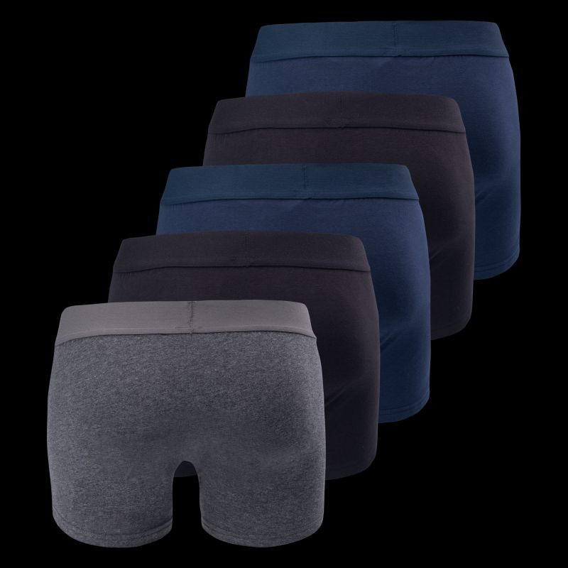 Pánské boxerky RAVOR 5PACK černo-modré mix - Martes