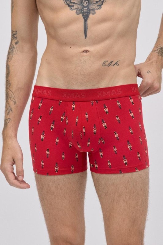 VÁNOČNÍ BOXERKY 20433 - Pánské oblečení spodní prádlo boxerky