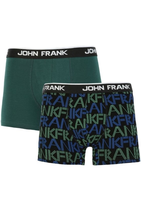 Pánské boxerky John Frank JF2BTORA01 2Pack - Pánské oblečení spodní prádlo boxerky