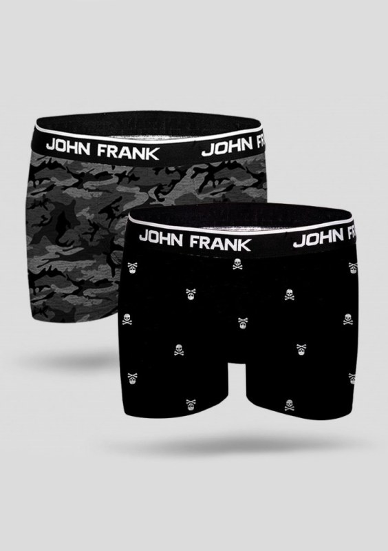 Pánské boxerky John Frank JF2BMC07 2PACK - Pánské oblečení spodní prádlo boxerky