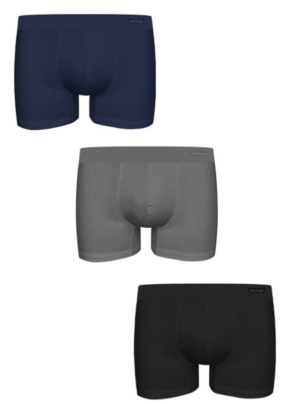 Pánské boxerky JOHN FRANK JF3BMODHNA01 3pack - Pánské oblečení spodní prádlo boxerky