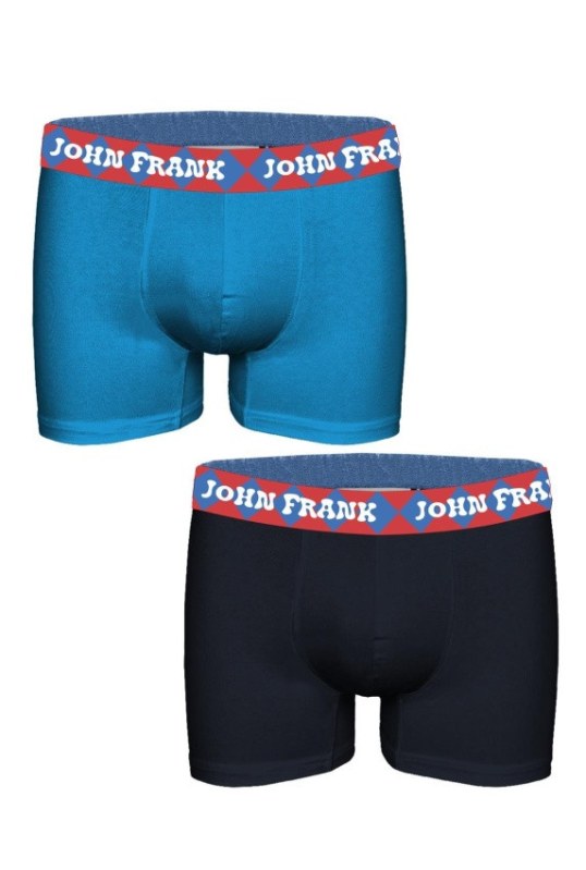 Pánské boxerky John Frank JF2BMODHYPE01 2PACK - Pánské oblečení spodní prádlo boxerky