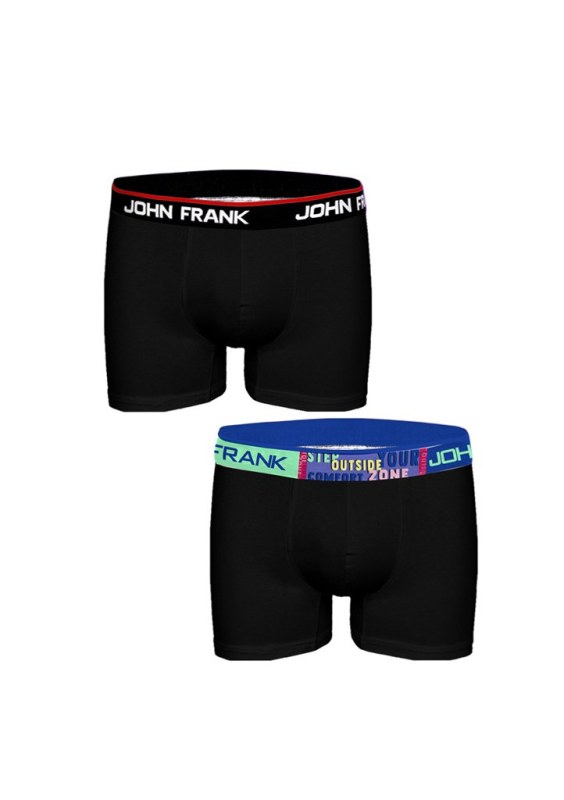 Pánské boxerky John Frank JF2BHYPE05 2Pack - Pánské oblečení spodní prádlo boxerky