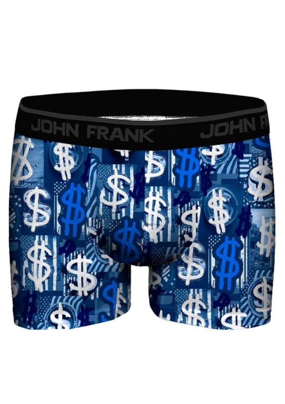 Pánské boxerky JOHN FRANK JFBDMOD119 Dollar glory - Pánské oblečení spodní prádlo boxerky