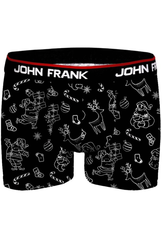 Pánské boxerky John Frank JFBD50-CH-SHINING XMAS - Pánské oblečení spodní prádlo boxerky