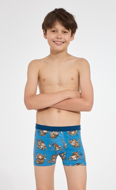 Boxerky Cornette Young Boy 700/159 Bulls 2 134–164 - Pánské oblečení spodní prádlo boxerky