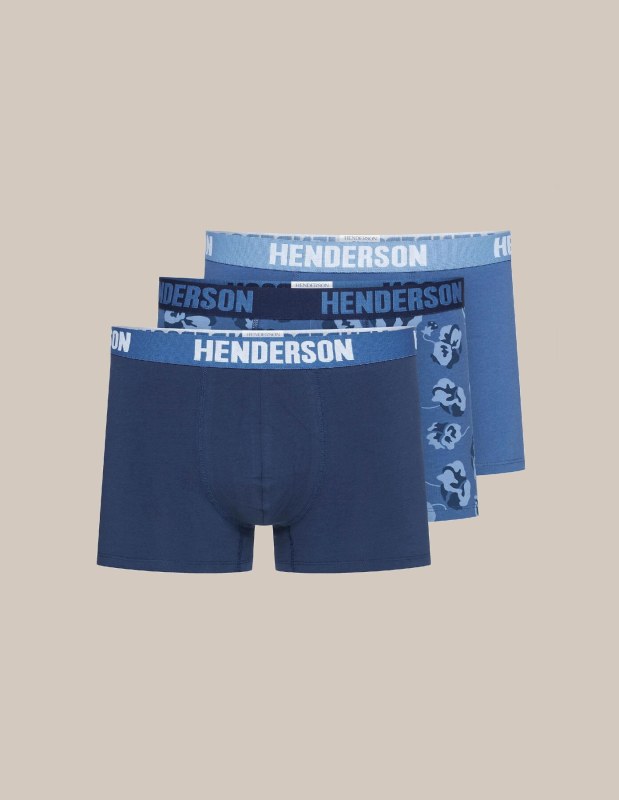 Pánské boxerky Henderson 41930 Jarl A´3 M-3XL - Pánské oblečení spodní prádlo boxerky