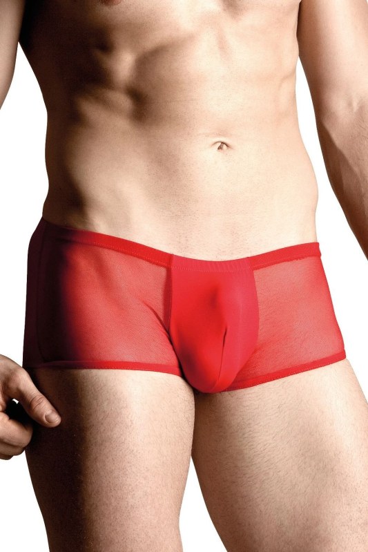 Pánské boxerky 4493 red - SOFTLINE COLLECTION - Pánské oblečení spodní prádlo boxerky