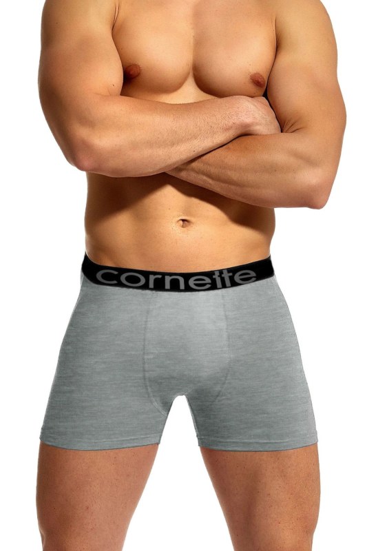 Pánské boxerky 508/01 High emotion grey - CORNETTE - Pánské oblečení spodní prádlo boxerky