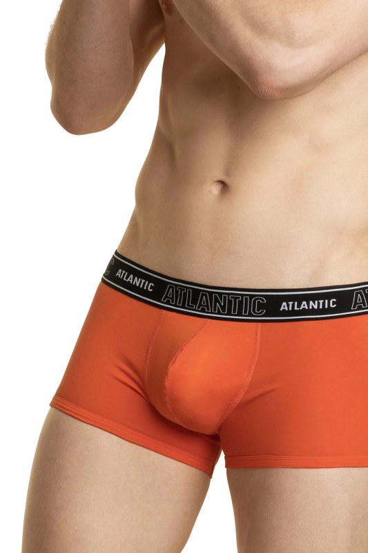 Pánské boxerky 1191 orange - Atlantic - Pánské oblečení spodní prádlo boxerky