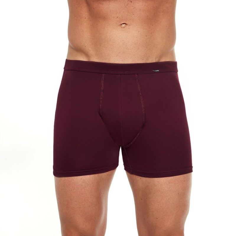 Pánské boxerky 092 Authentic claret - CORNETTE - Pánské oblečení spodní prádlo boxerky