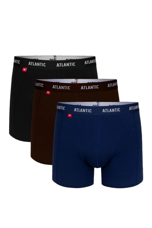 Pánské boxerky 3 pack 047/02 - Atlantic - Pánské oblečení spodní prádlo boxerky