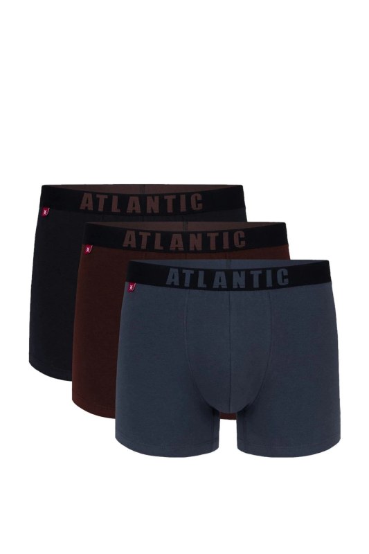 Pánské boxerky 3 pack 011/02 - Atlantic - Pánské oblečení spodní prádlo boxerky