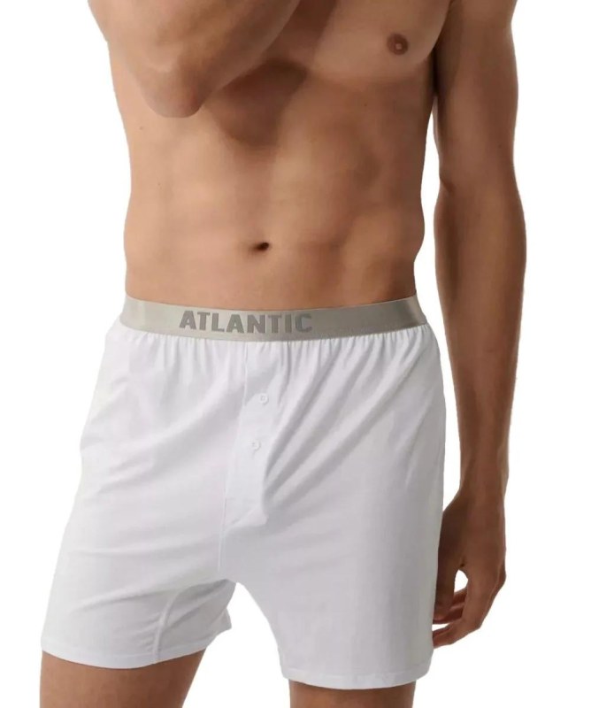 Pánské boxerky 005 white - Atlantic