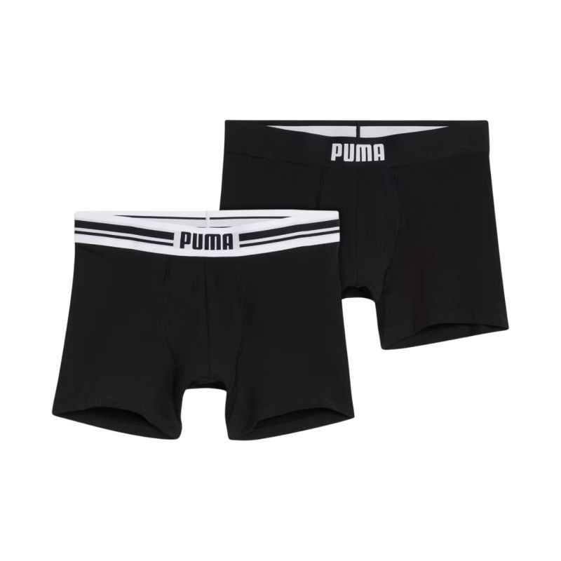 Pánské boxerky Puma Everyday Placed Logo, balení po 2 kusech, černé, 938476 01 - Pánské oblečení spodní prádlo boxerky