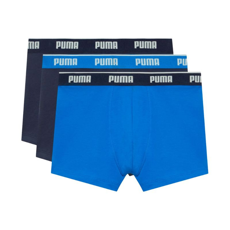 Pánské boxerky Puma, balení po 3 kusech, tmavě modré, modré 947130 06 - Pánské oblečení spodní prádlo boxerky