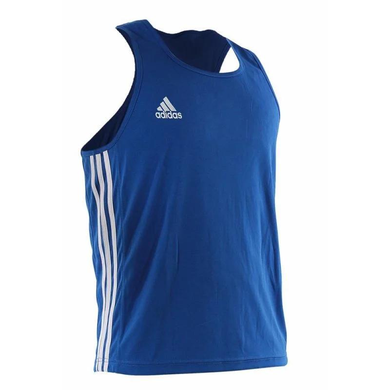Adidas Boxing Top modré tričko - Pánské oblečení spodní prádlo boxerky