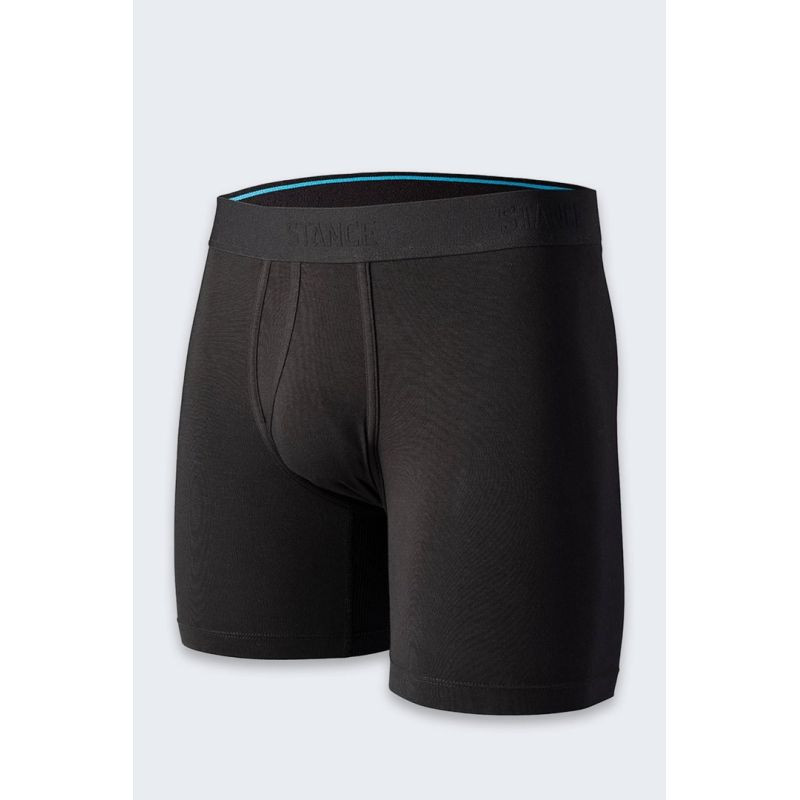 Termoaktivní boxerky Stance Staple St 6in – černé, velikost: S - Pánské oblečení spodní prádlo boxerky