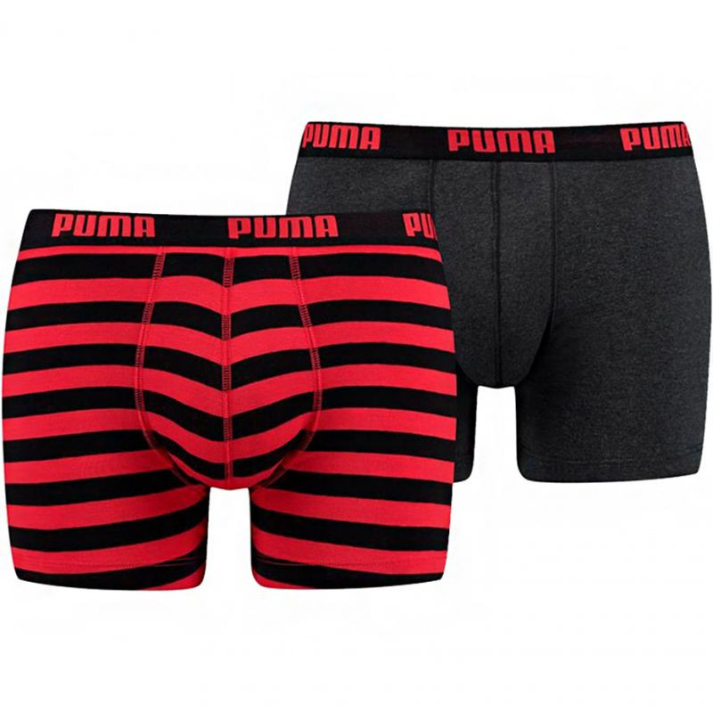 Pánské pruhované boxerky 1515 2P M 591015001 786 - Puma - Pánské oblečení spodní prádlo boxerky