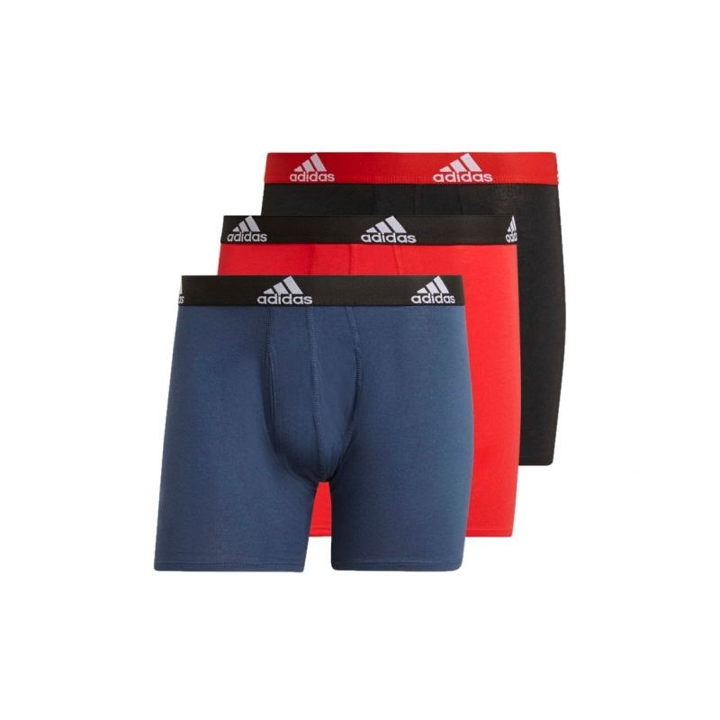 Pánské spodní prádlo Logo Boxerky 3Pack GN2018 - Adidas - Pánské oblečení spodní prádlo boxerky