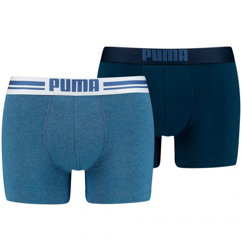 Boxerky Puma Placed Logo 2P M 906519 05 - Pánské oblečení spodní prádlo boxerky
