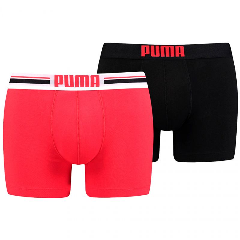 Pánské boxerky Placed Logo 2P M 906519 07 - Puma - Pánské oblečení spodní prádlo boxerky