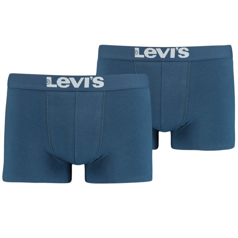 Pánské boxerky 2Pack 37149-0405 Blue - Levi´s - Pánské oblečení spodní prádlo boxerky