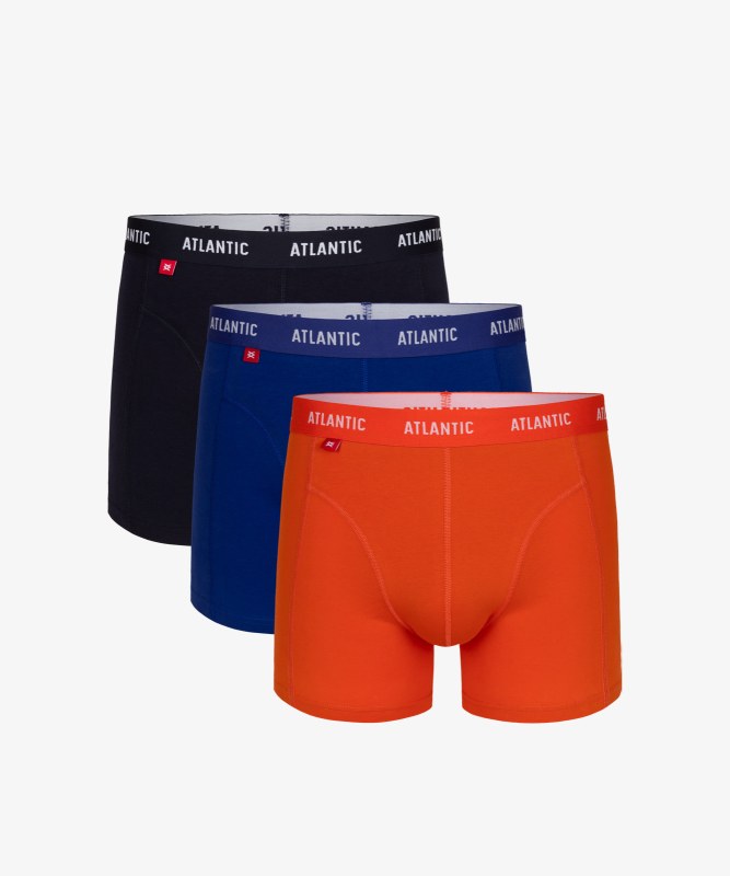 Pánské boxerky ATLANTIC 3Pack - vícebarevné - Pánské oblečení spodní prádlo boxerky