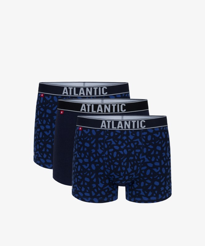 Pánské boxerky ATLANTIC 3Pack - vícebarevné - Pánské oblečení spodní prádlo boxerky