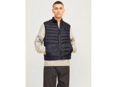 Jack&Jones pánské tričko bez rukávů JJESPRINT BODYWARMER COLLAR NOOS 12258457 BLACK/SOLID